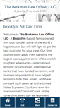 Mobile Screenshot of berkmanlaw.com